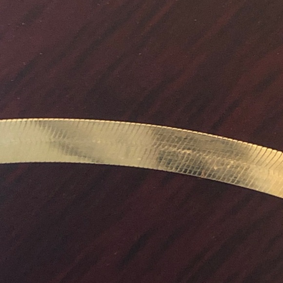 Unisex herringbone 14k necklace - Picture 10 of 16